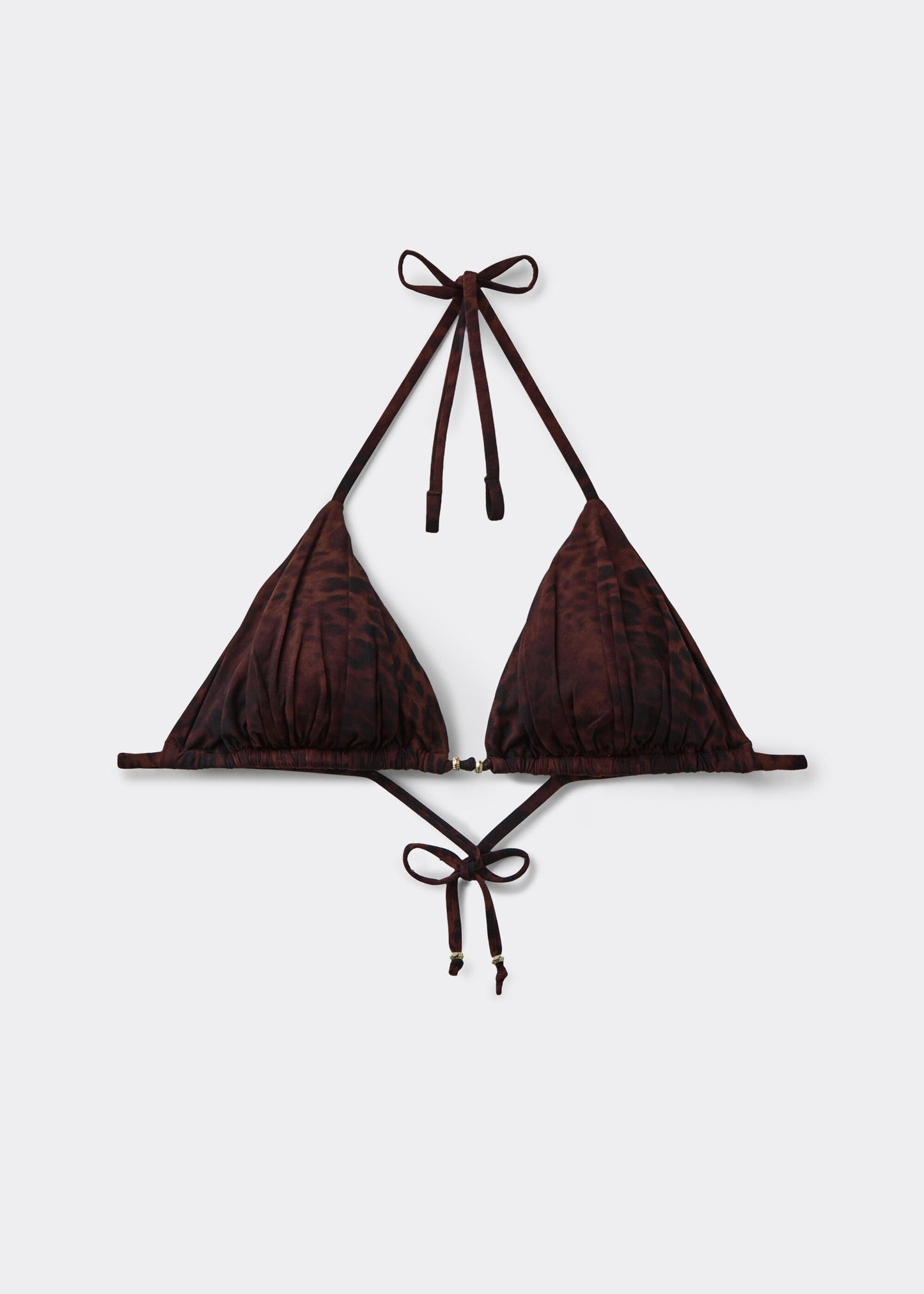 Triangle Bikini Top Dark Animalier