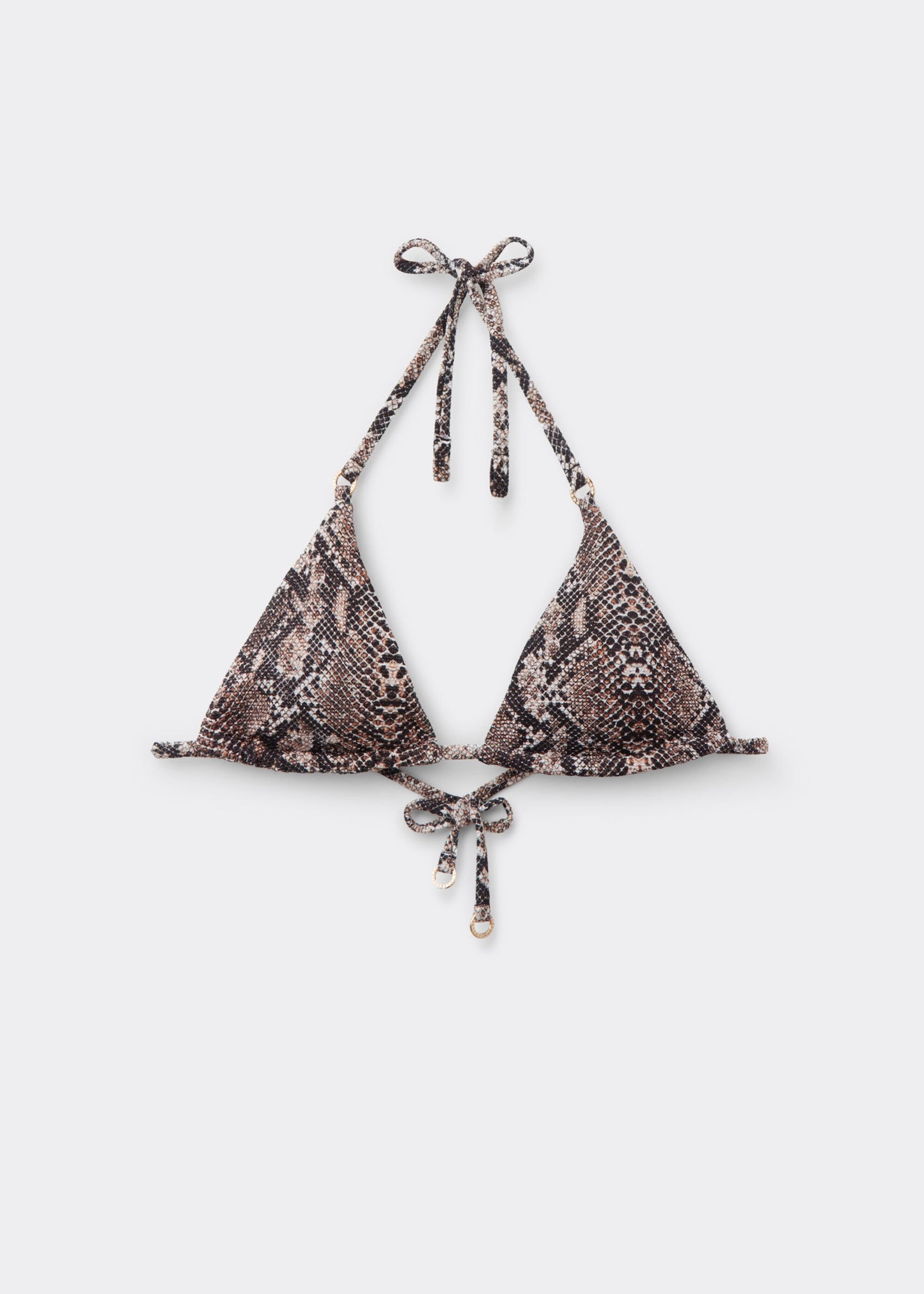 Triangle Bikini Top Classic Snake