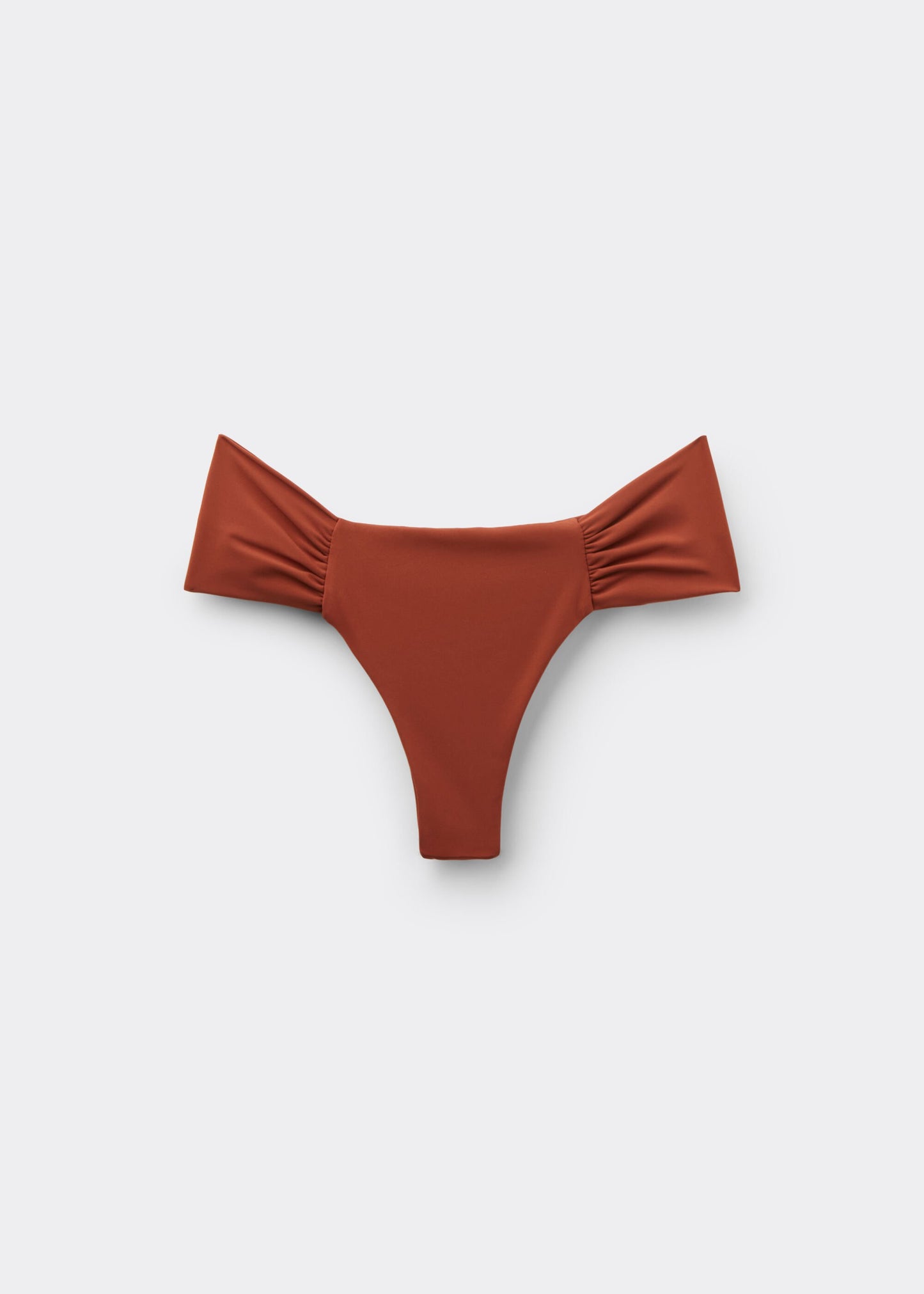 Ruched Brazilian Bikini Bottoms Premium Fit