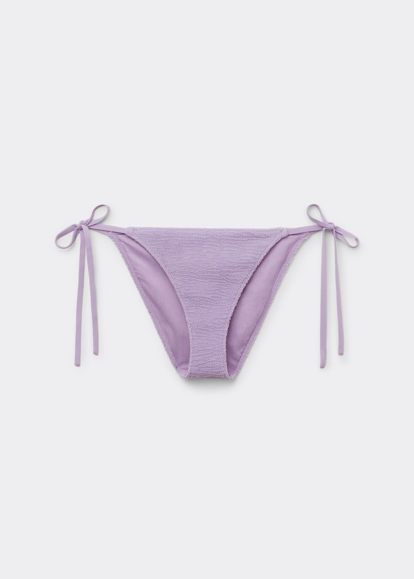 Tie Bikini Bottoms Crinkle Waves
