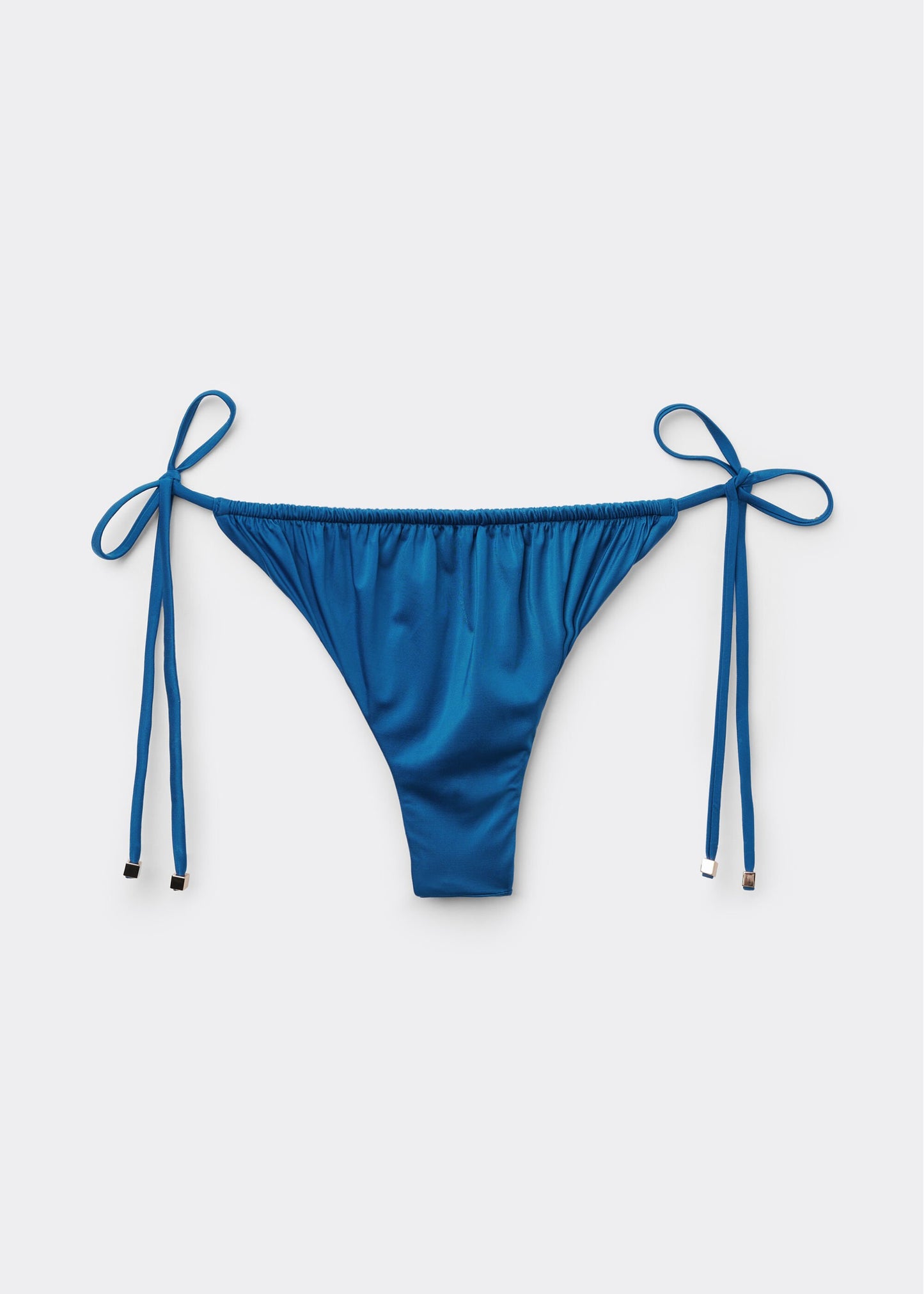 Thong Bikini Bottoms Shiny Satin