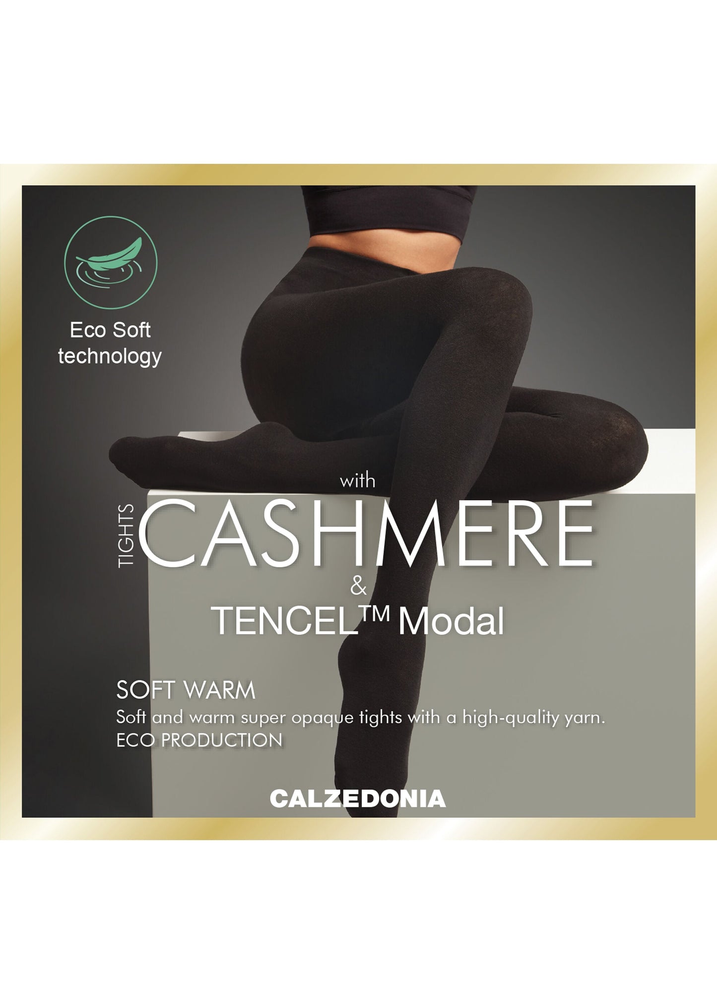 Matt Opaque Tights with Cashmere and Modal
