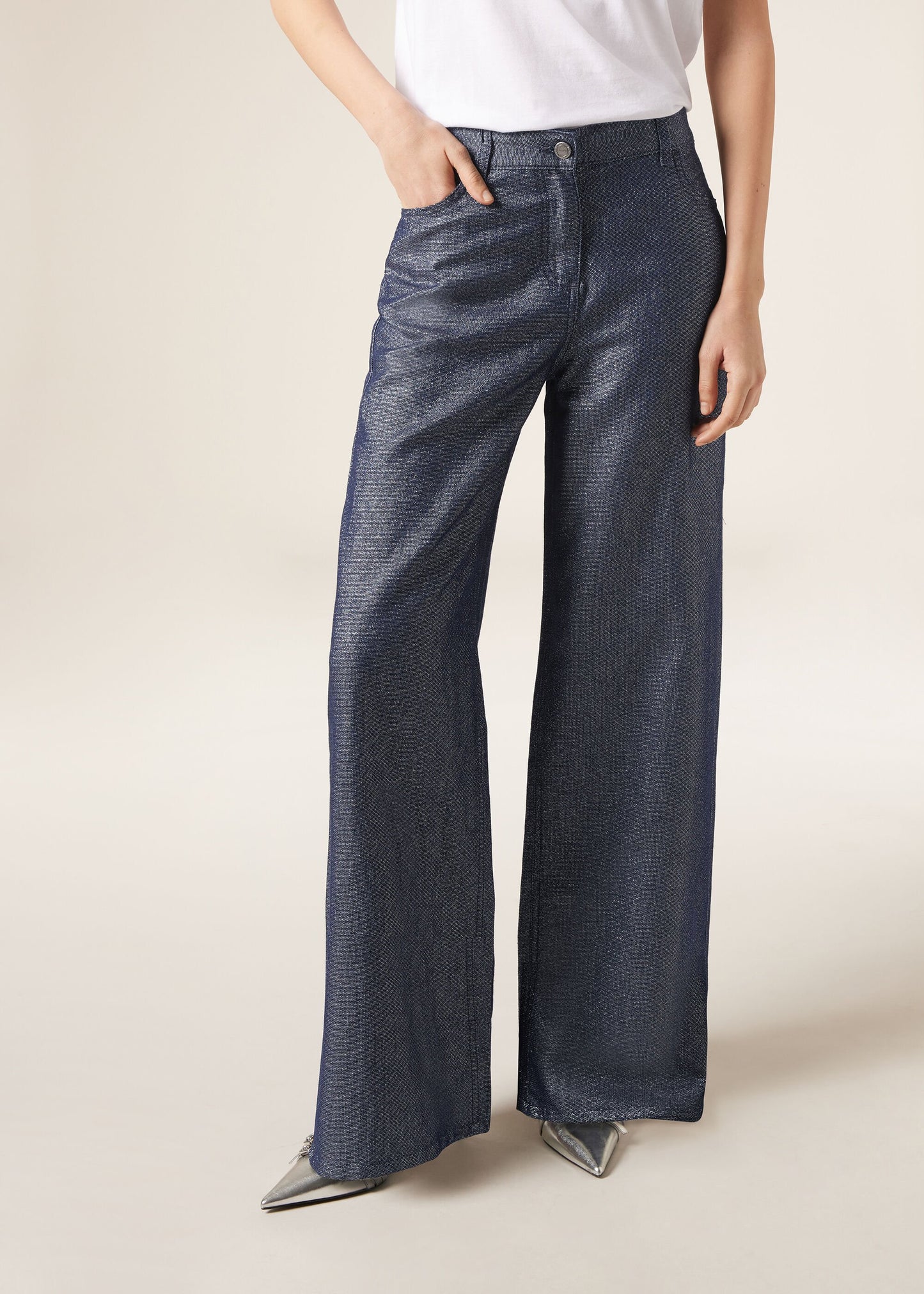 Palazzo Ultralight Glitter Jeans
