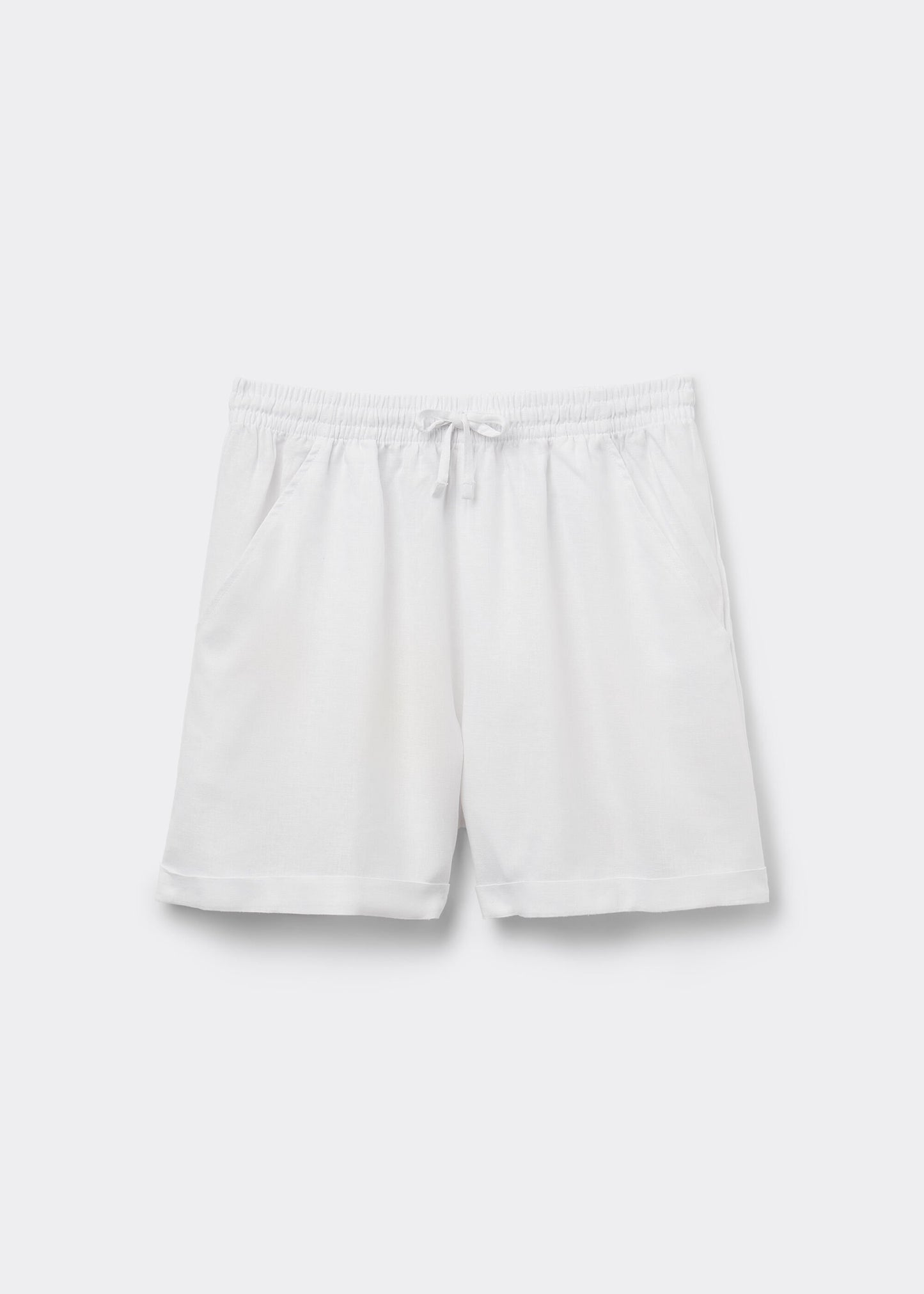 Linen and Viscose Shorts