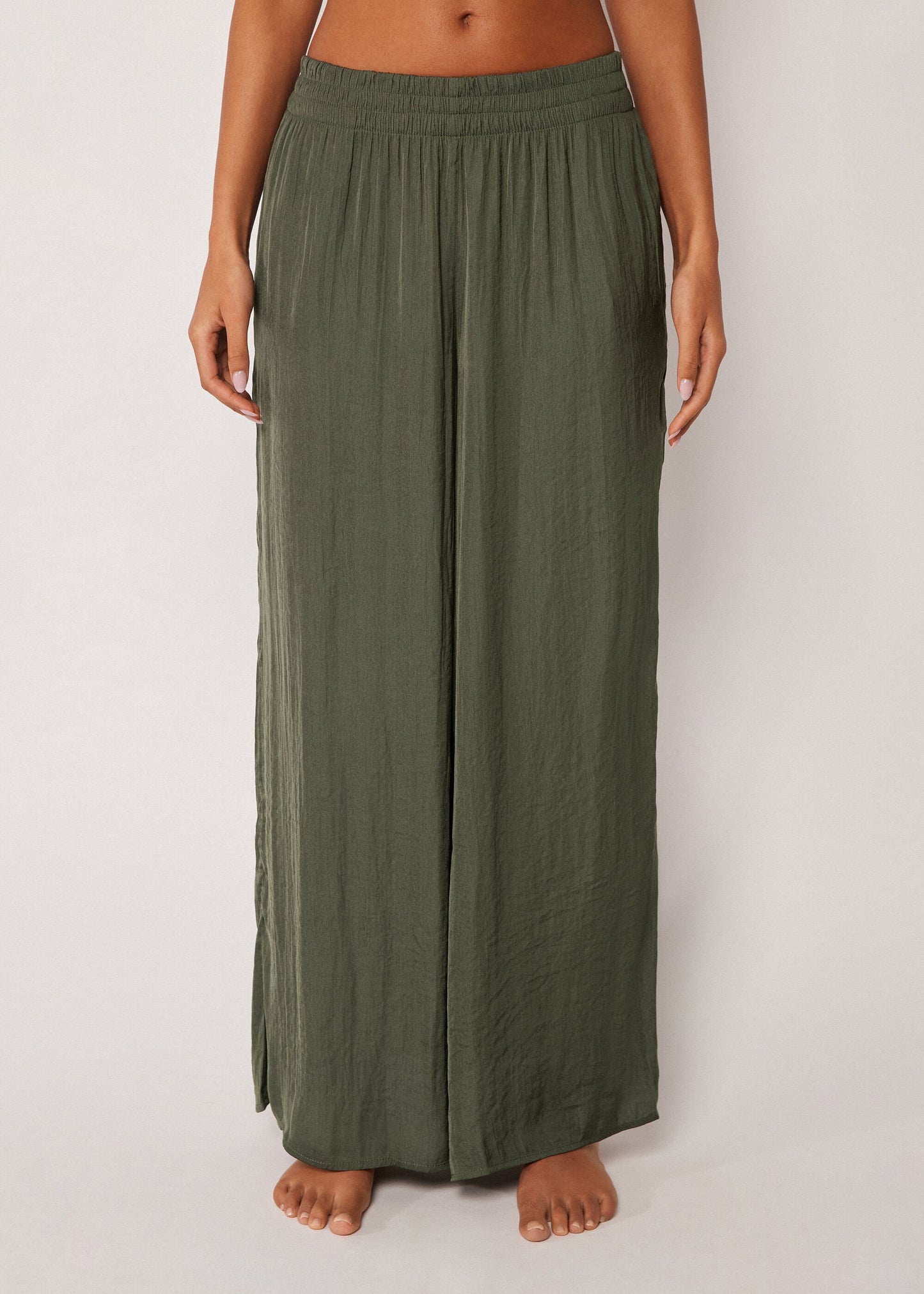 Shiny Palazzo Trousers