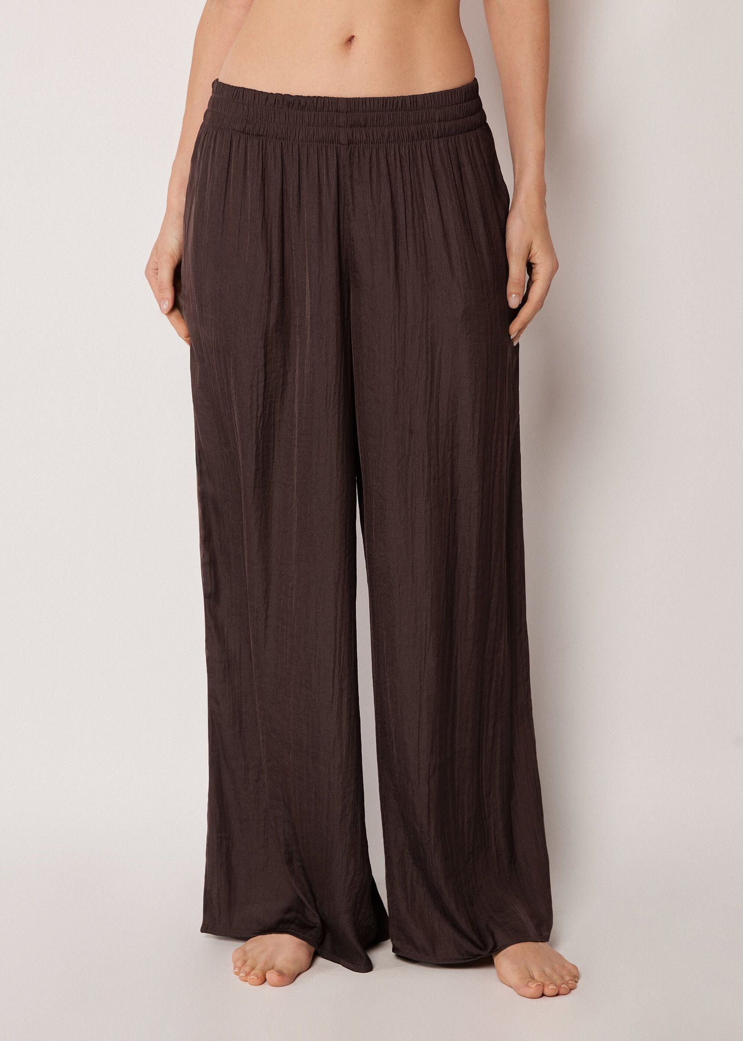 Shiny Palazzo Trousers