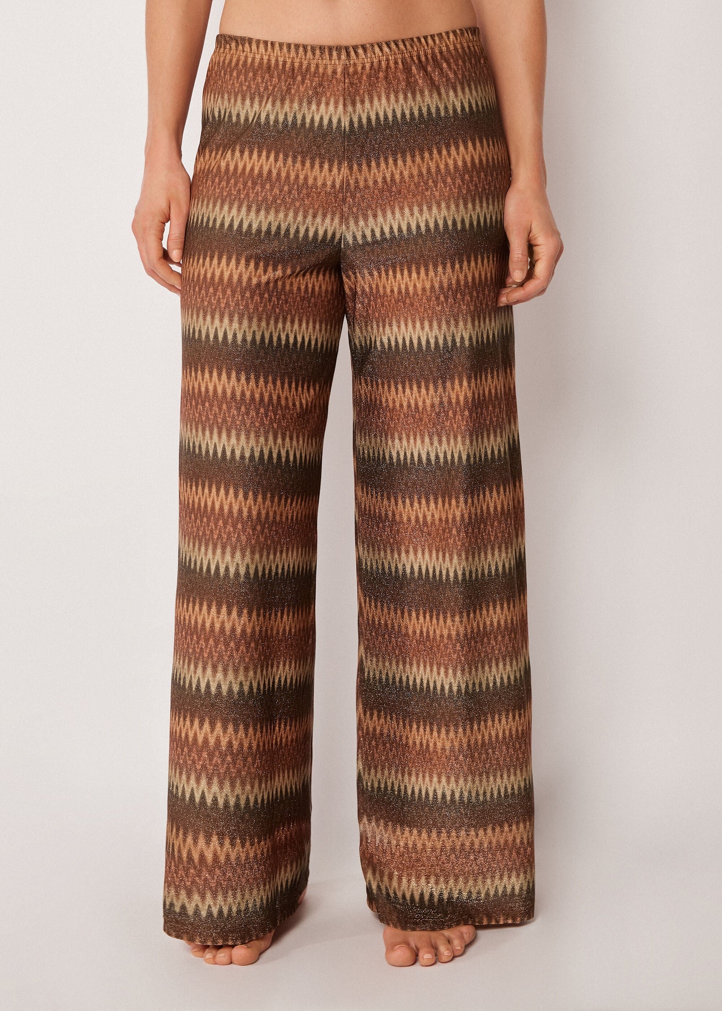 Golden Chevron Trousers