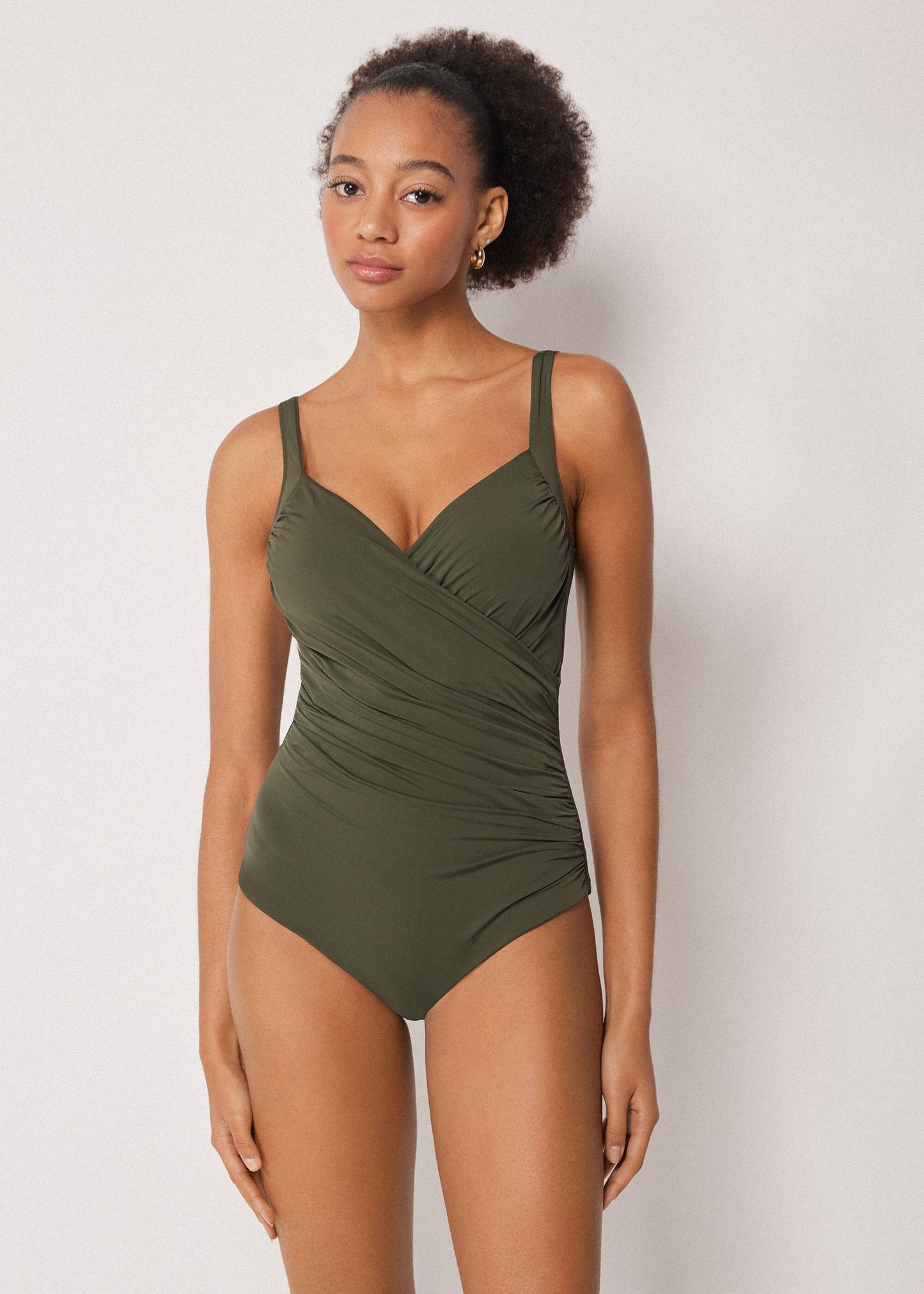 Slimming Swimsuit Elegant Draping