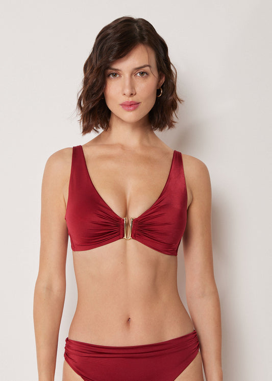 Brassiere Bikini Top Shiny Satin