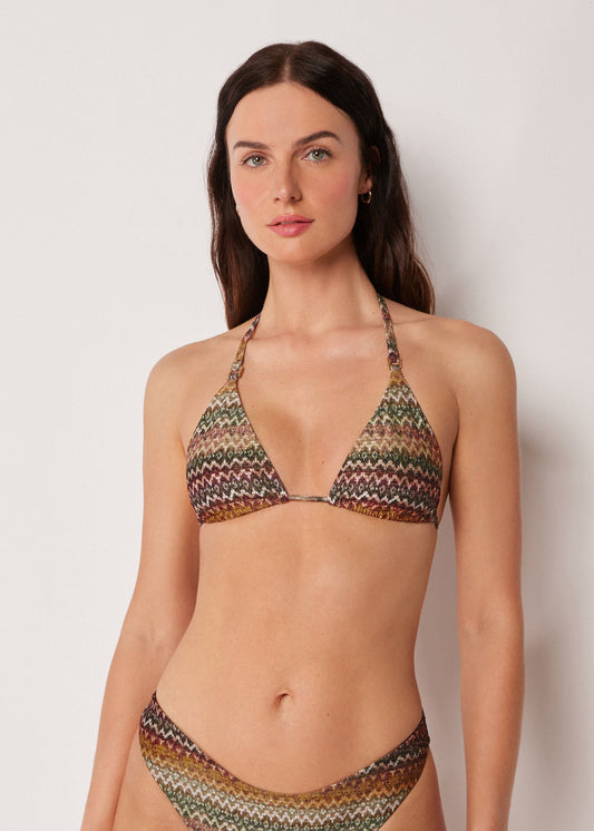 Triangle Bikini Top Elegant Ethnic