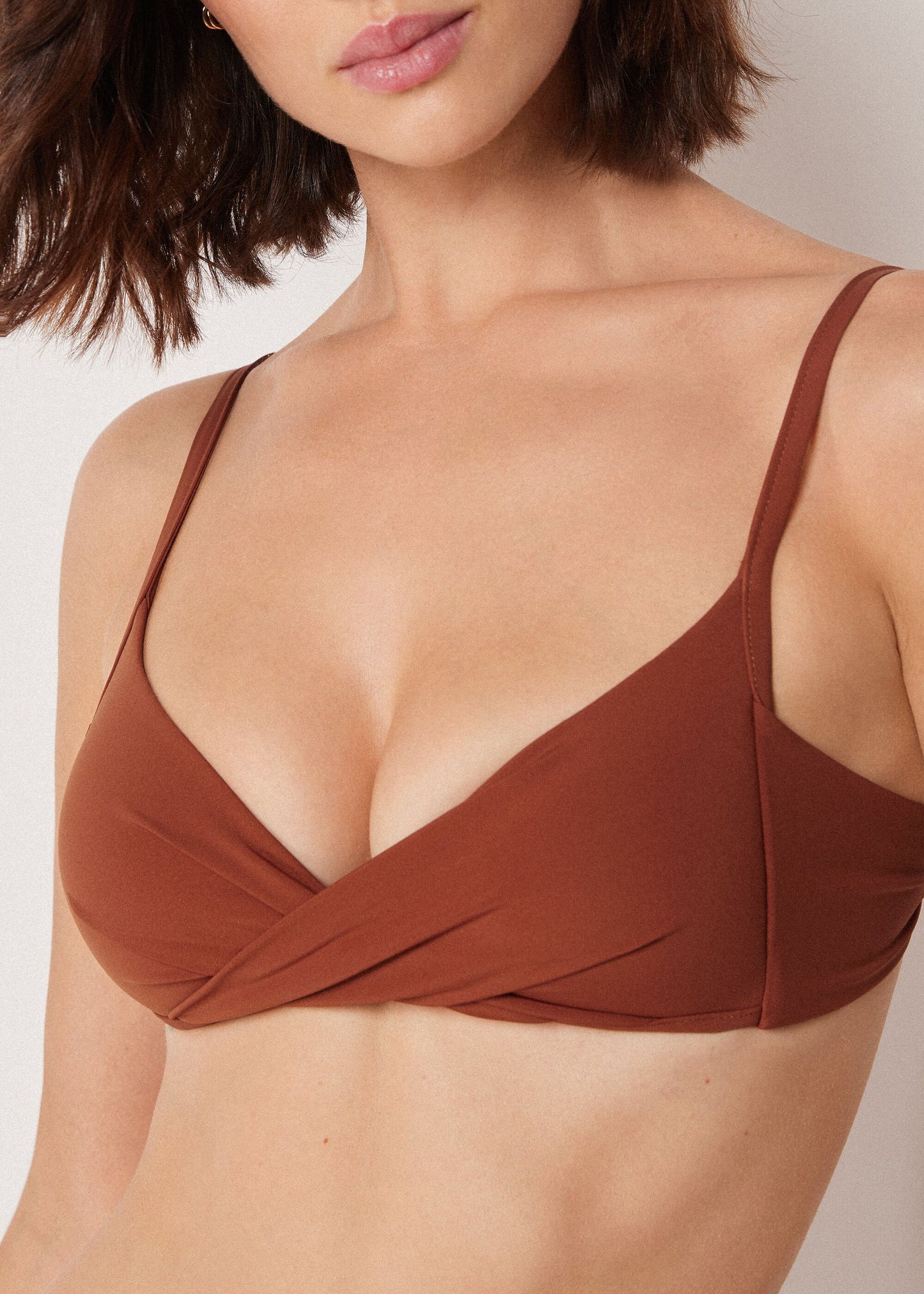 Padded Triangle Bikini Top Premium Fit