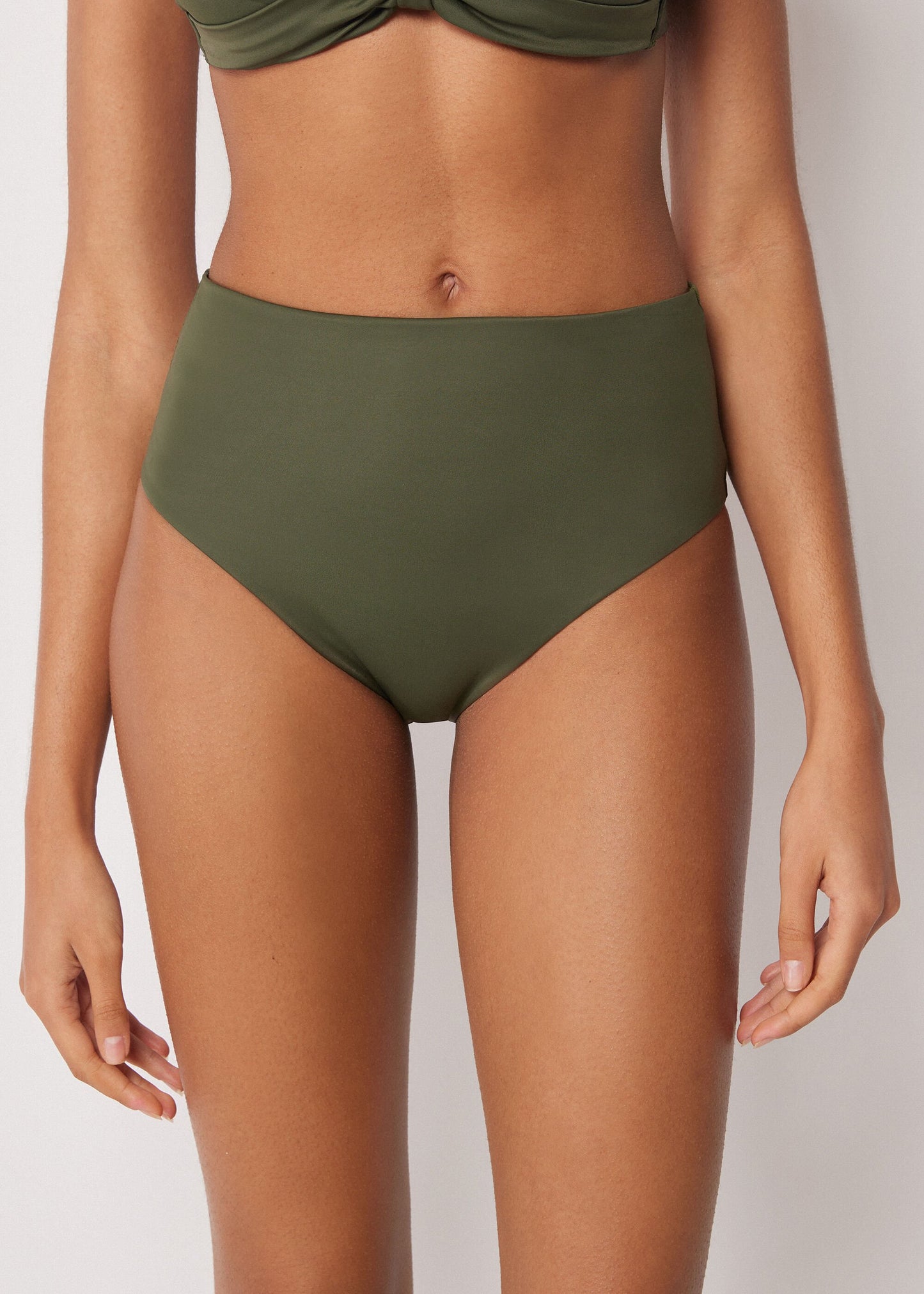High-Waisted Bikini Bottoms Premium Sculpt