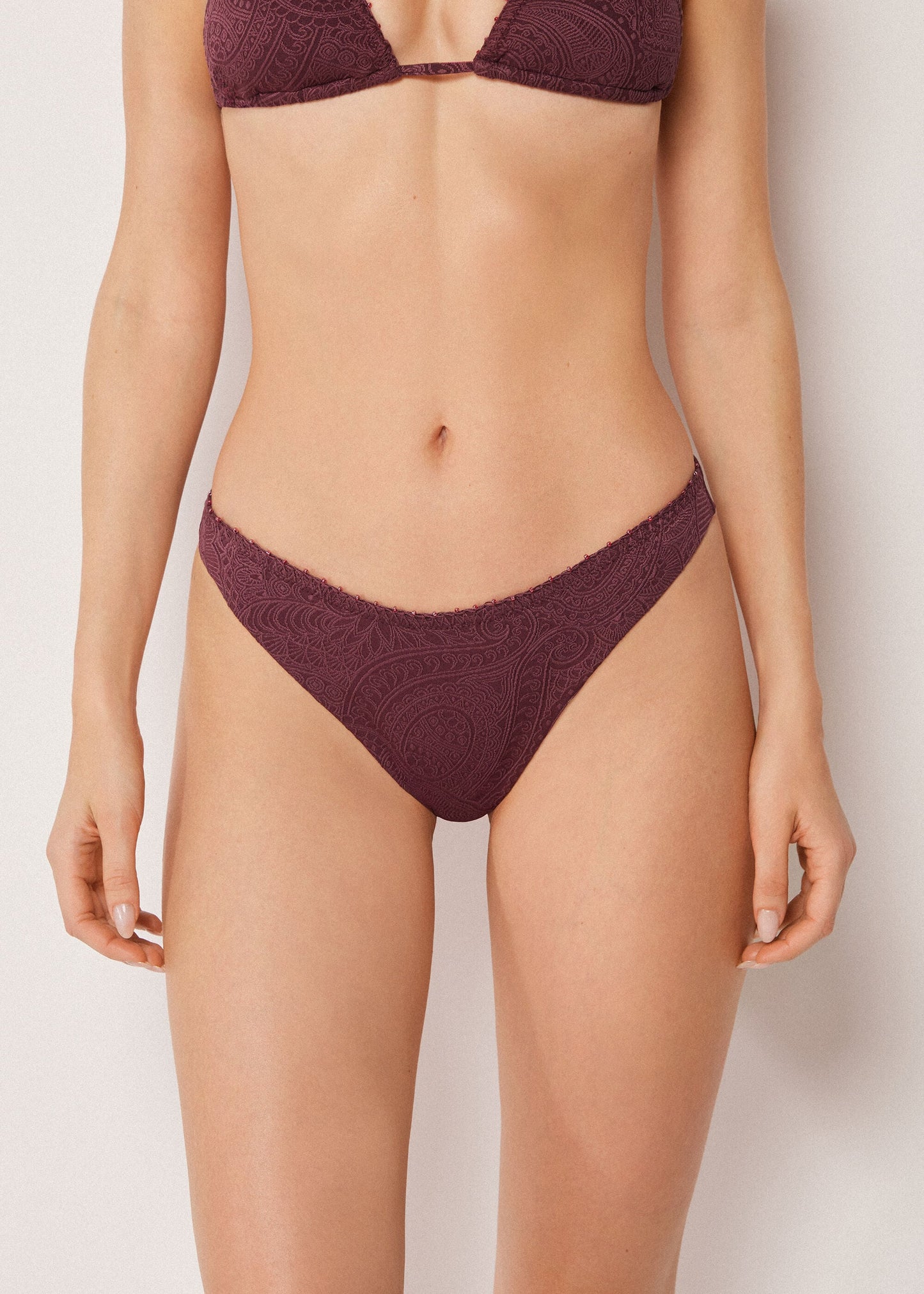 Brazilian Bikini Bottoms Precious Jacquard