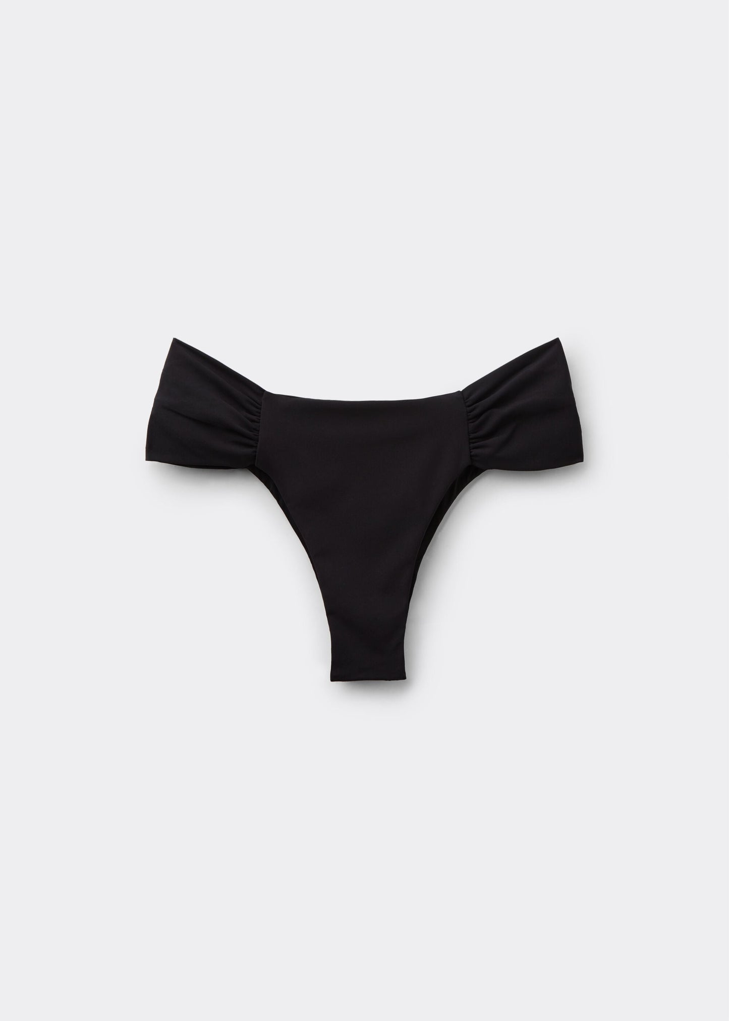 Ruched Brazilian Bikini Bottoms Premium Fit