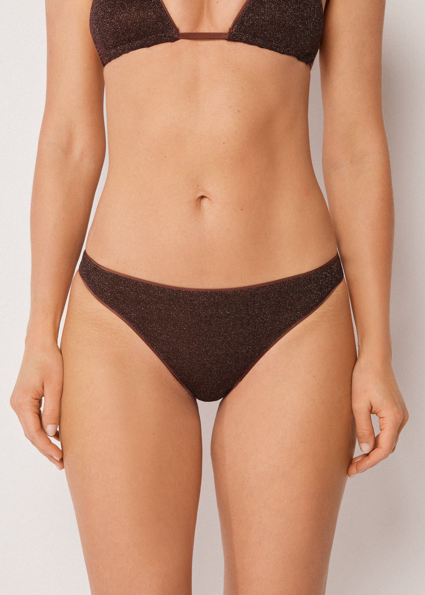 Bikini Bottoms Metallic Glow