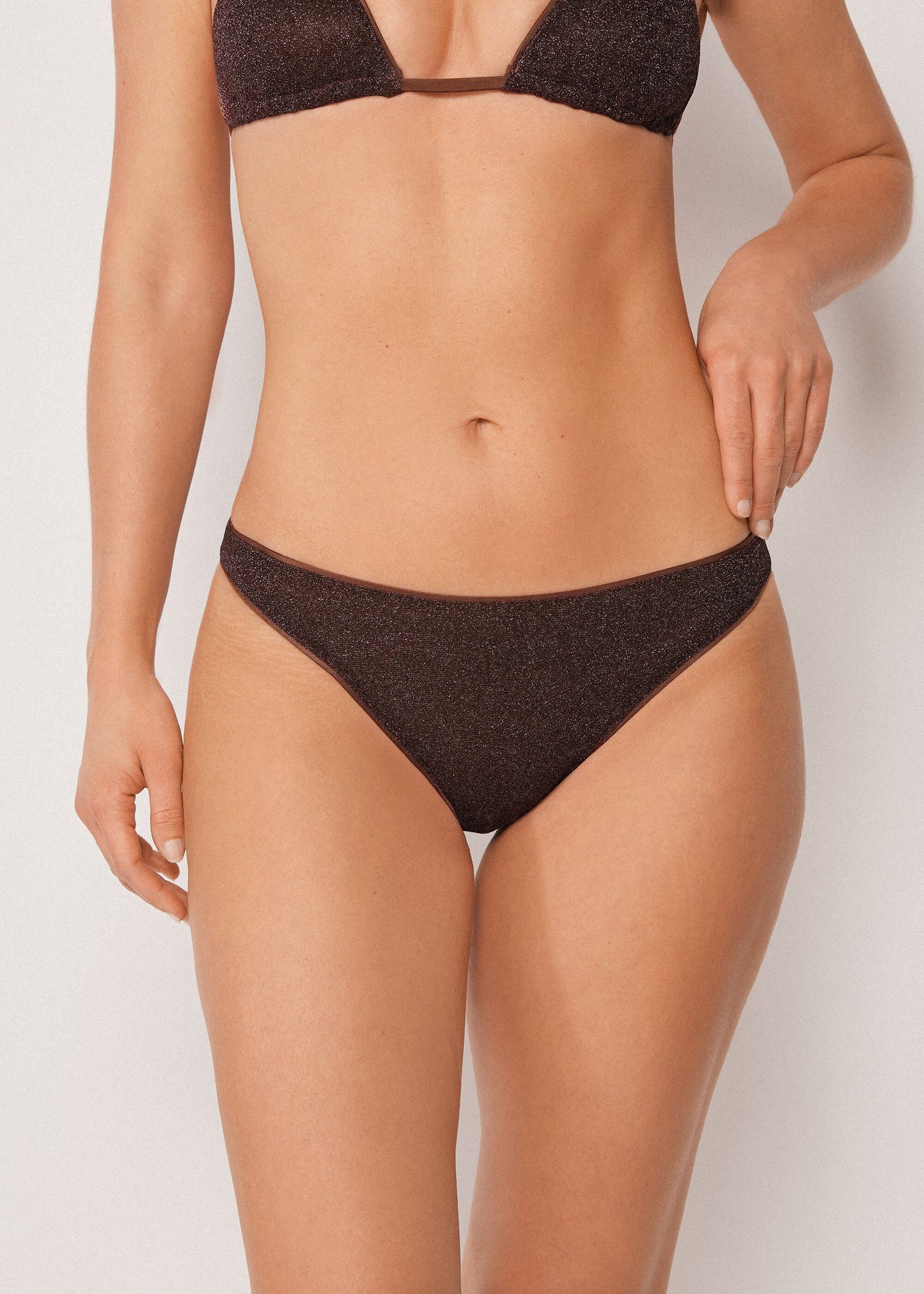 Bikini Bottoms Metallic Glow