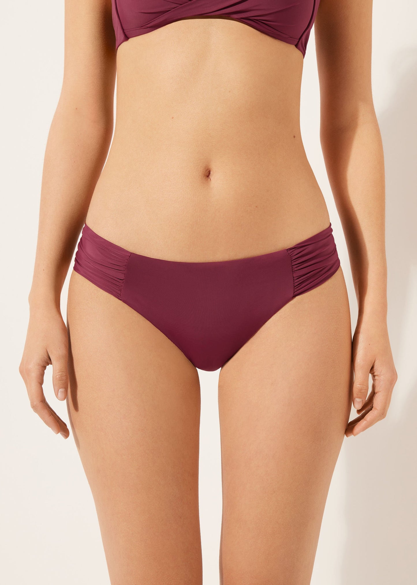 Indonesia Ruched Bikini Bottoms