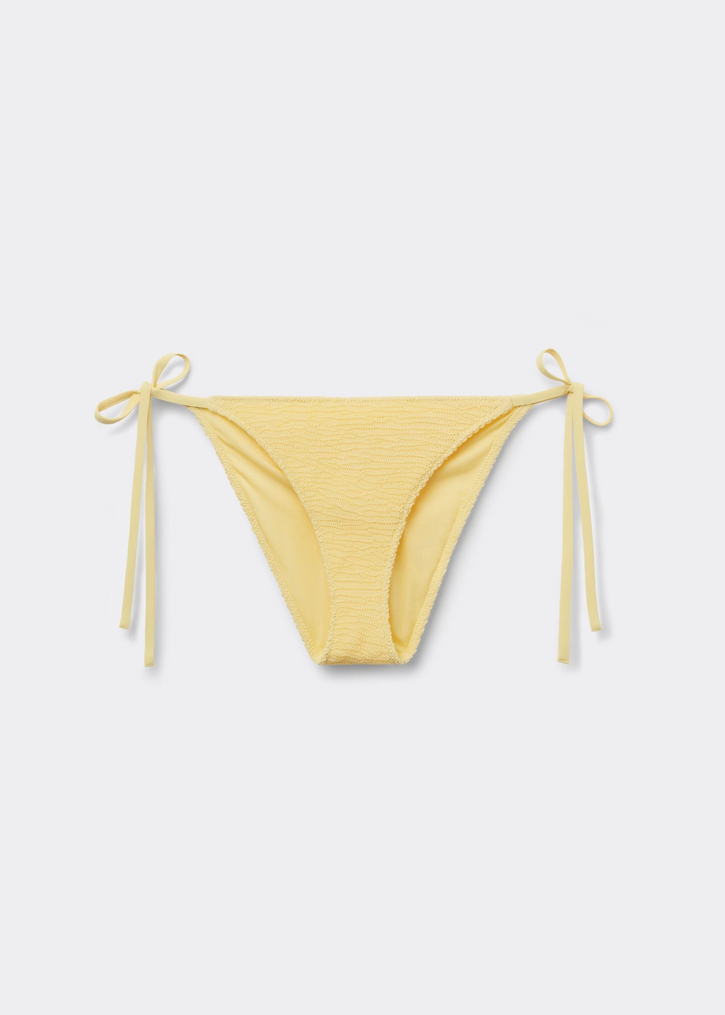 Tie Bikini Bottoms Crinkle Waves