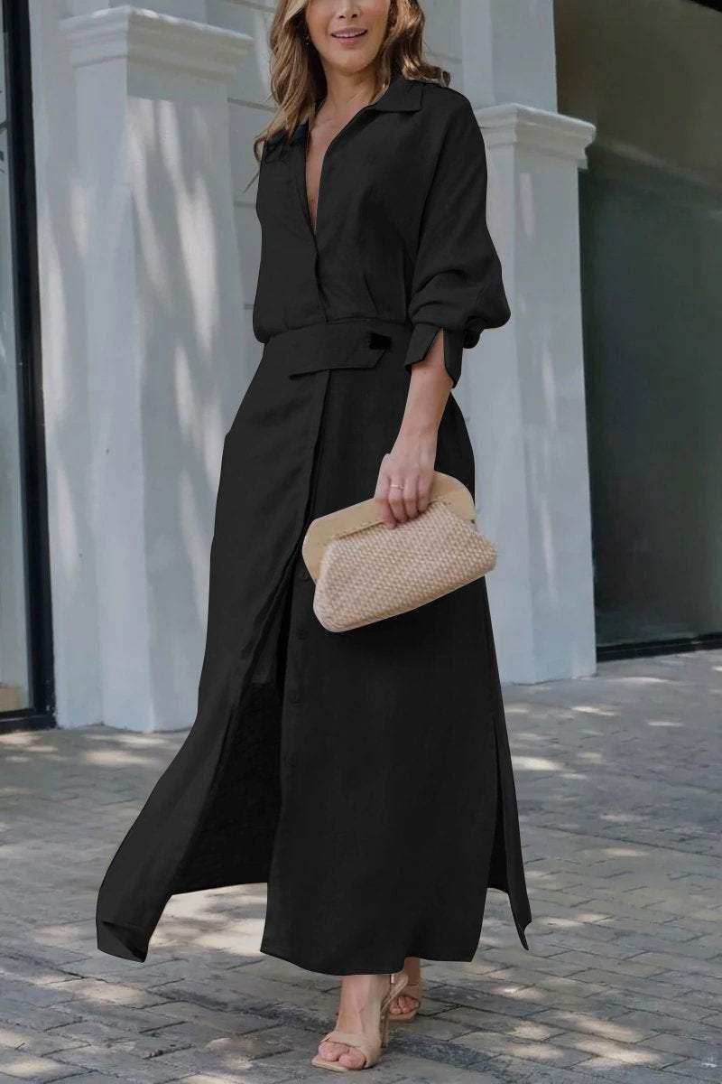 2025 Solid color maxi dress  (Upgraded Version)