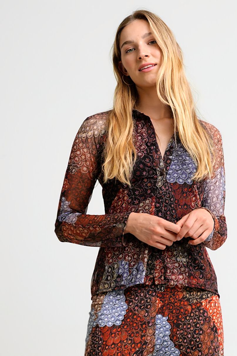 Elastic blouse friezes
