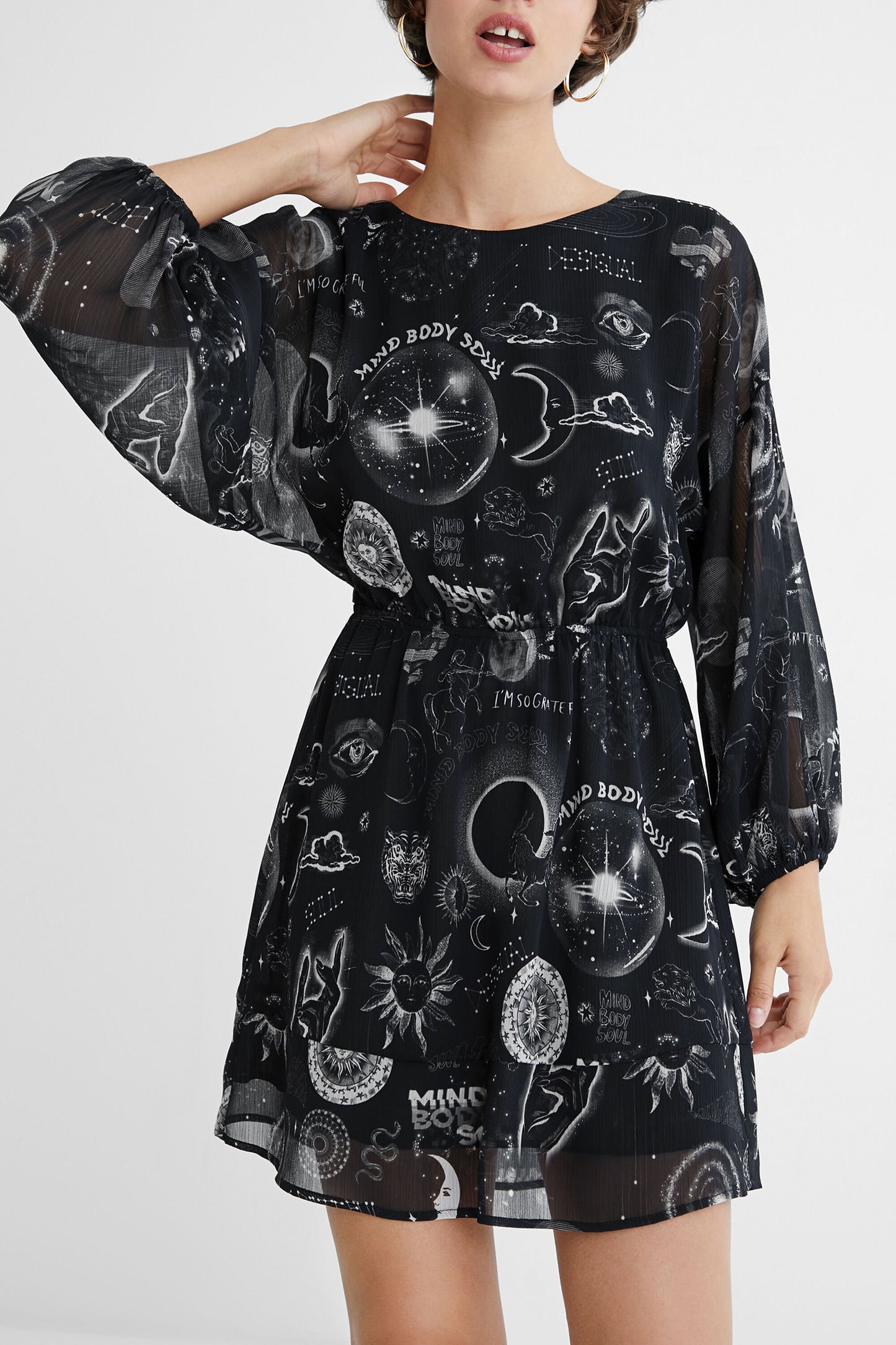 Viscose print dress
