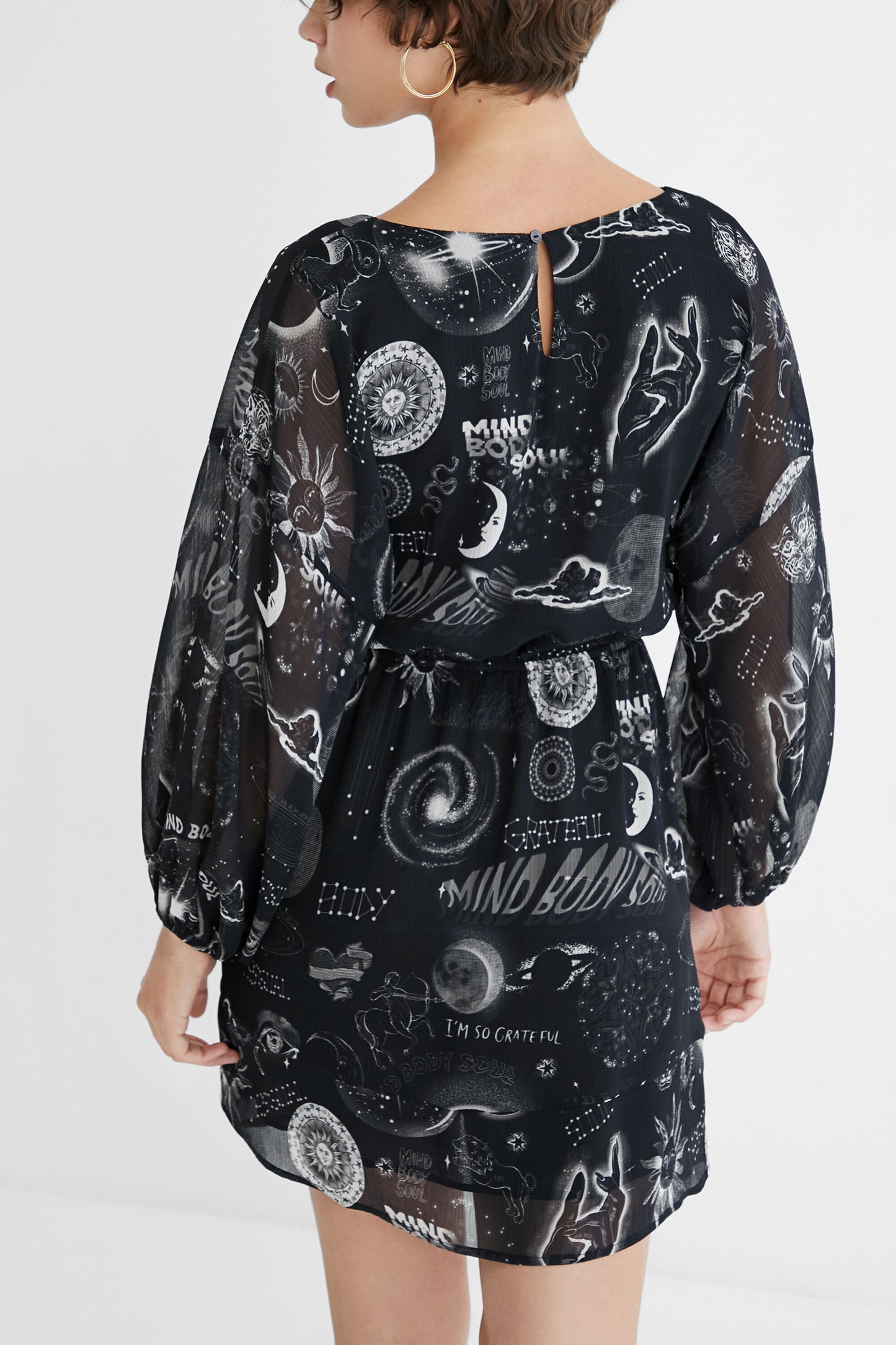 Viscose print dress