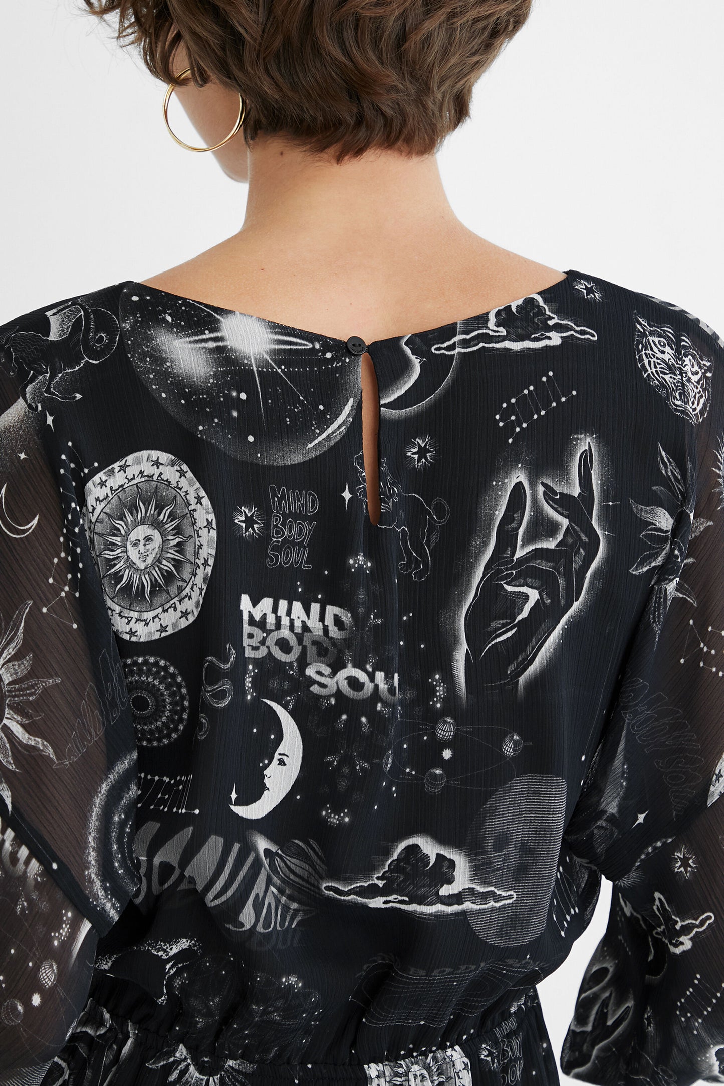 Viscose print dress