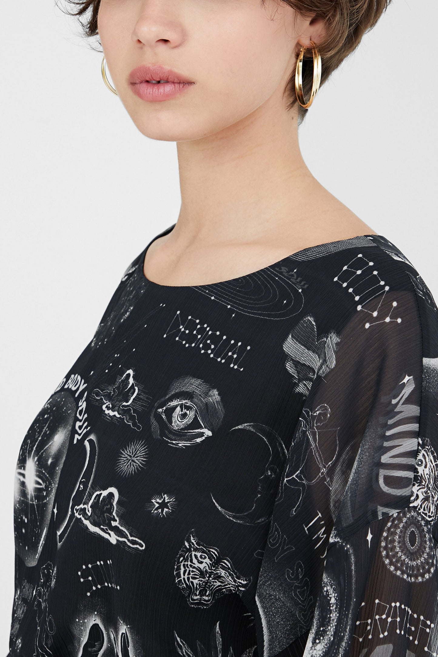 Viscose print dress