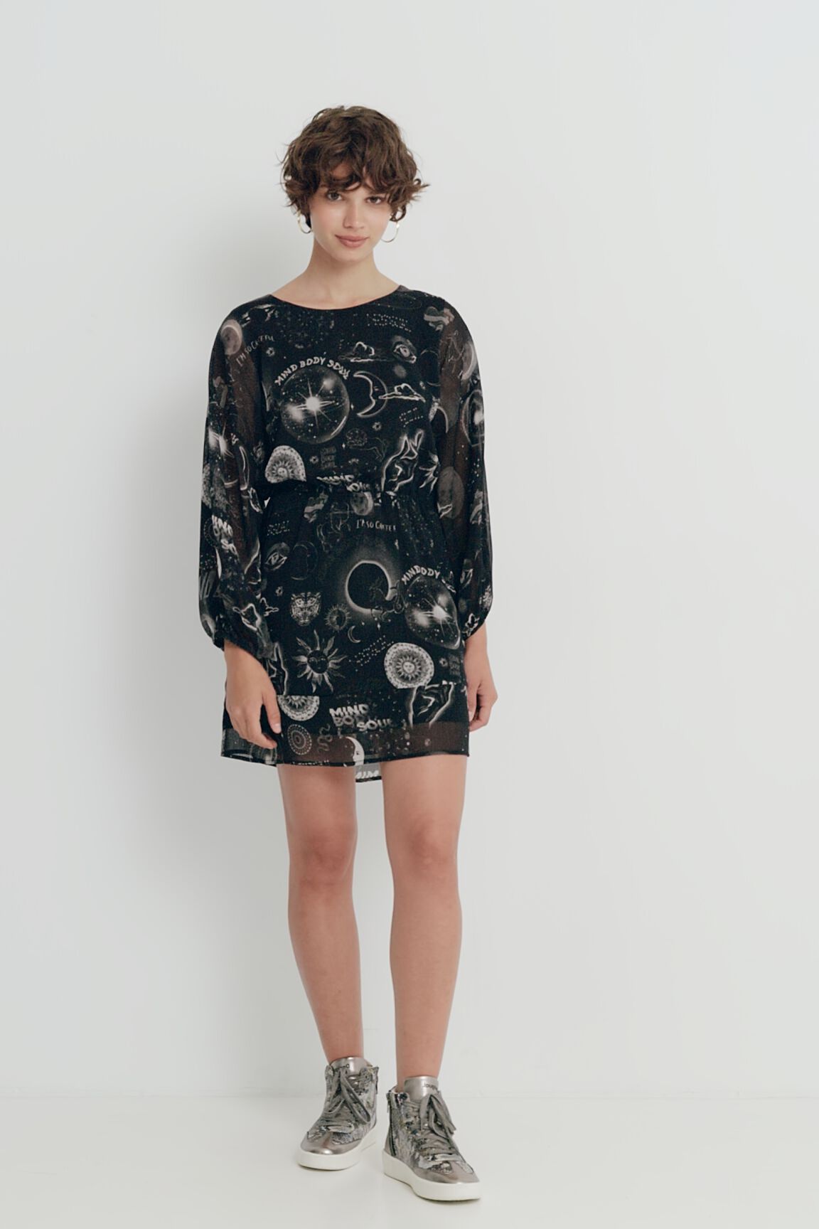 Viscose print dress