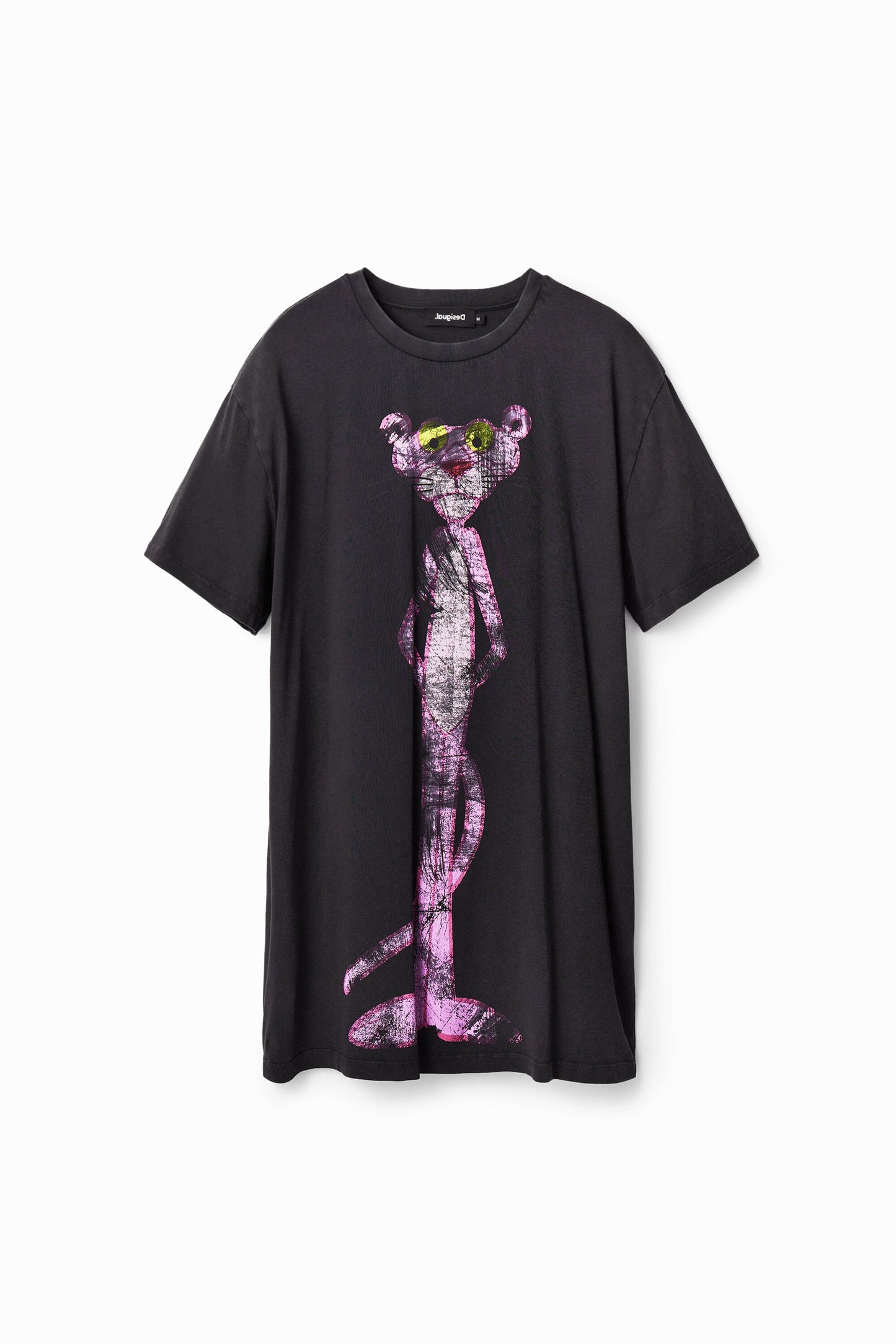 Oversize Pink Panther T-shirt dress