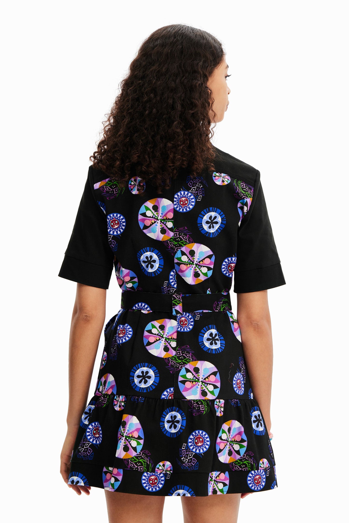 Short ball shirt dress