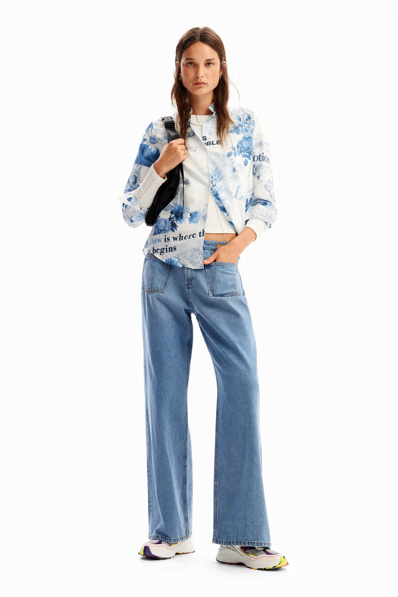 Lightweight map shirt