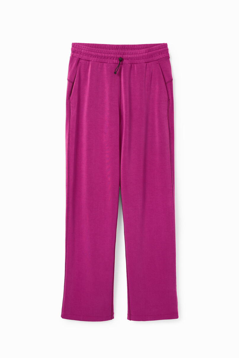Wide-leg sport trousers