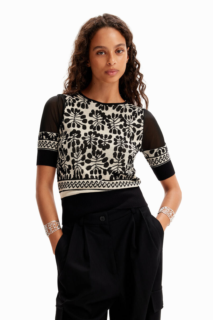 Knit T-shirt