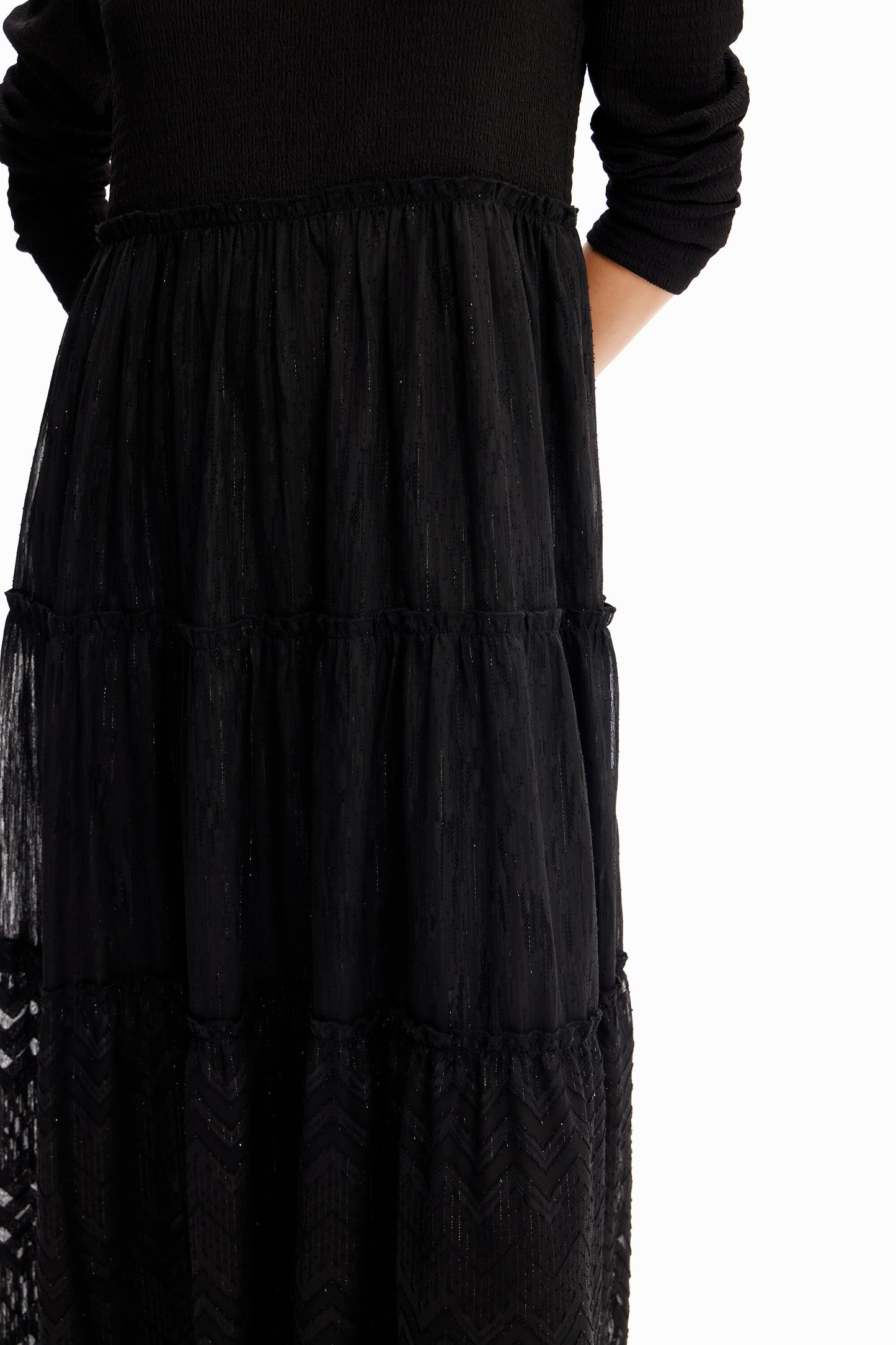 Combination midi dress