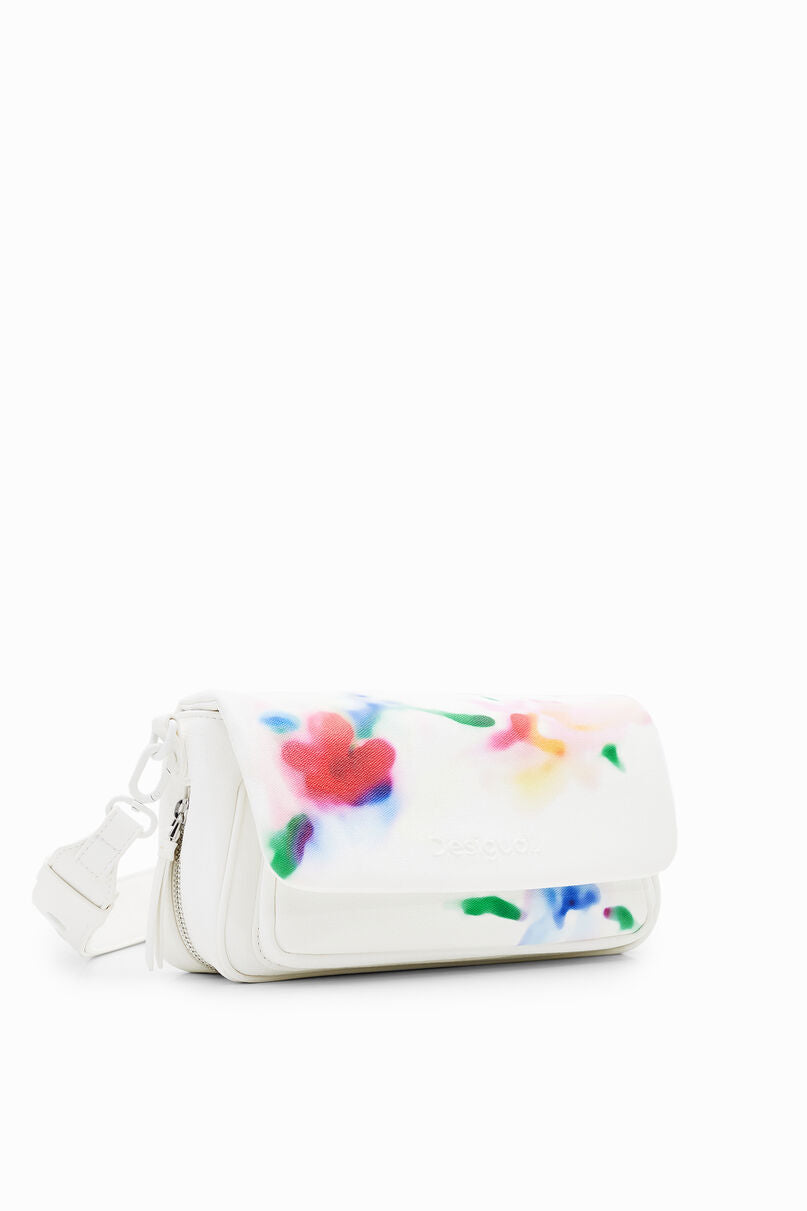 Watercolour floral crossbody bag