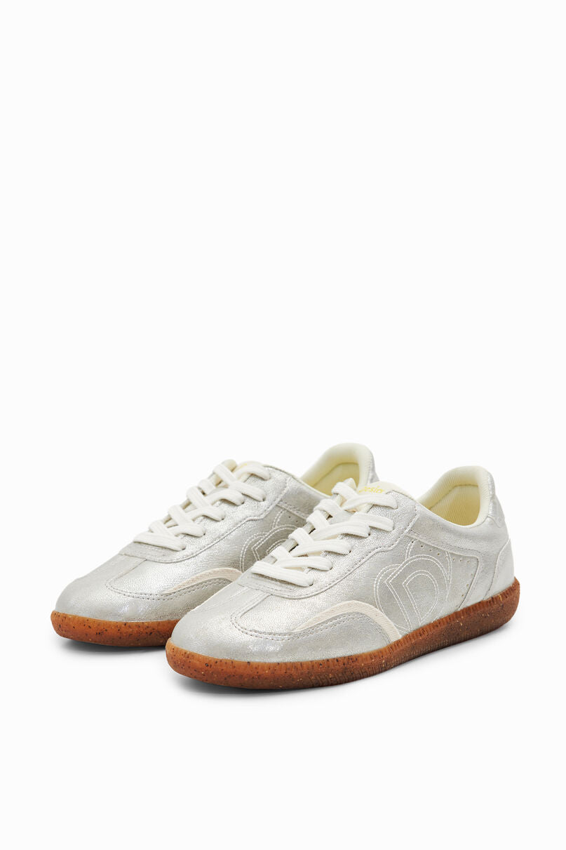 Retro metallic sneakers