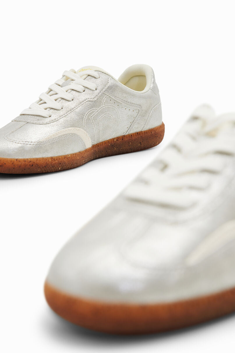 Retro metallic sneakers
