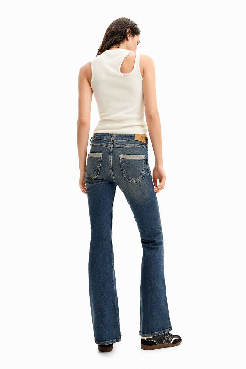 Flared jeans