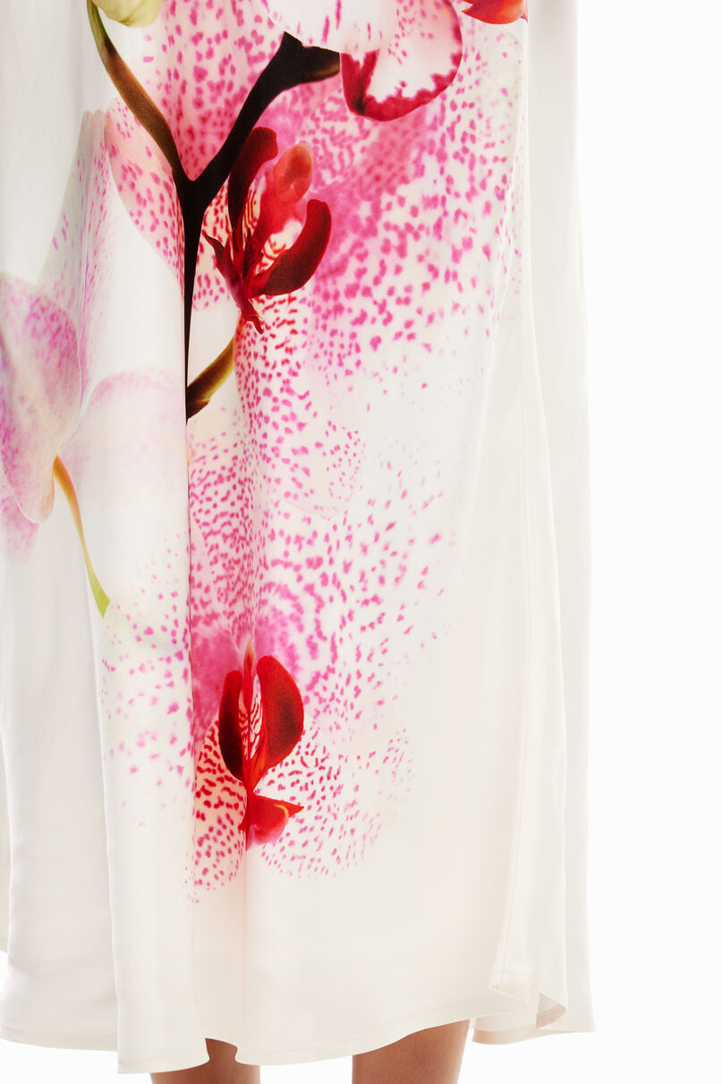 Orchid midi skirt