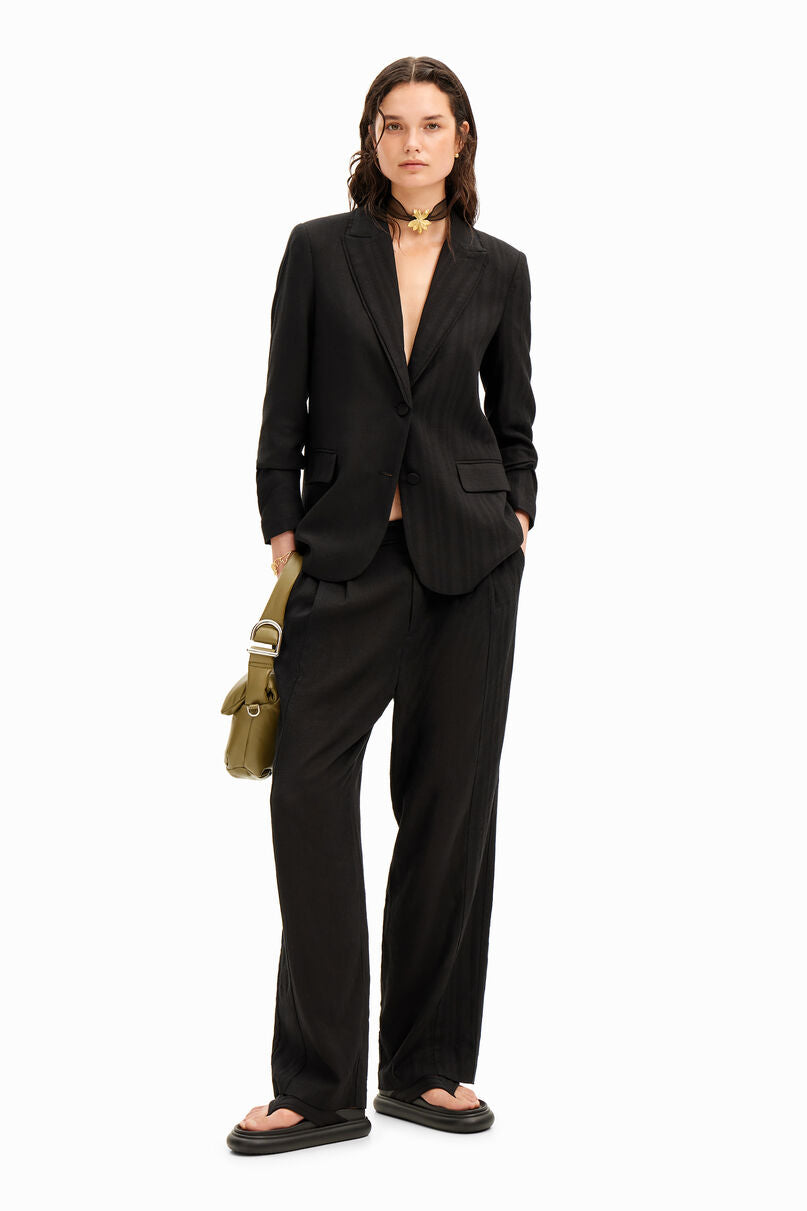 Rustic tailored trousers