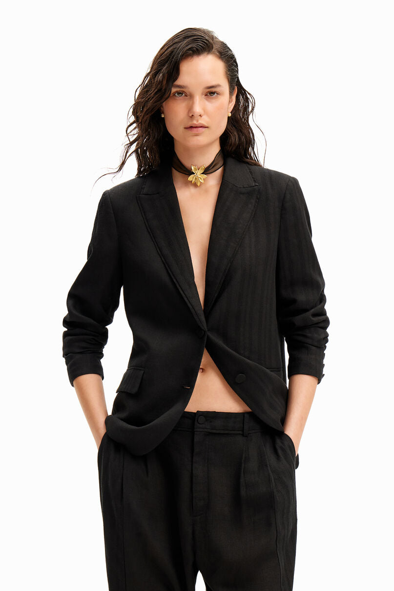 Rustic tailored trousers