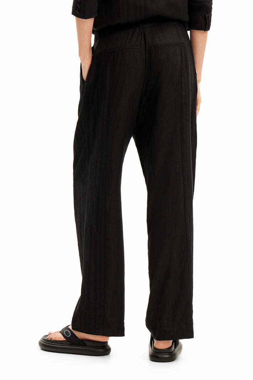 Rustic tailored trousers