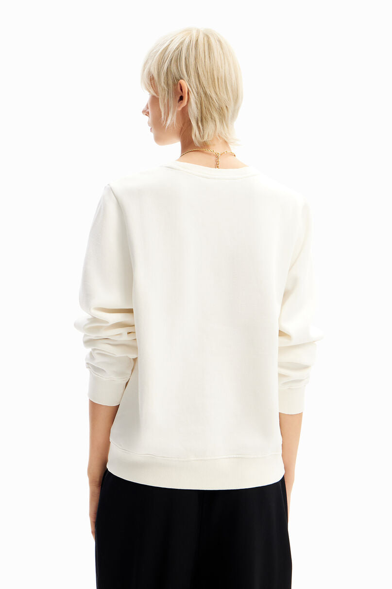Embossed imagotype sweatshirt