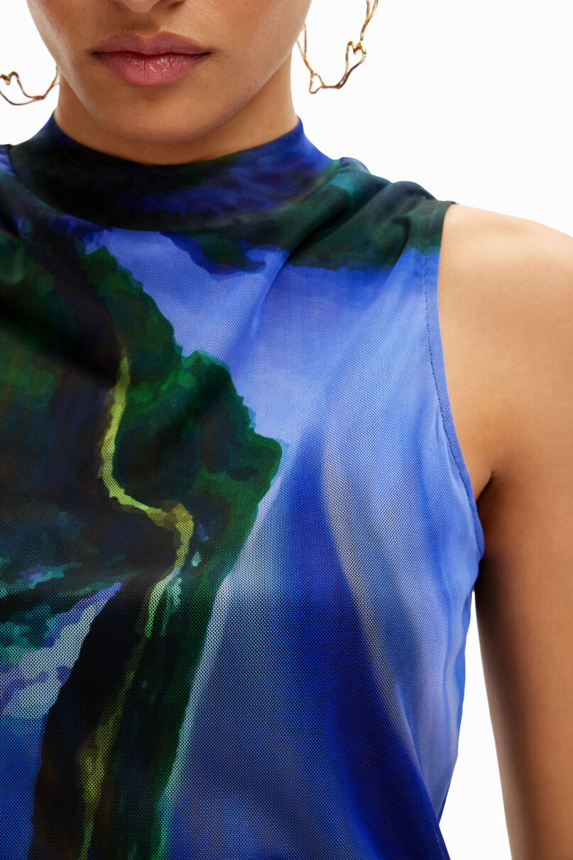 Tulle landscape T-shirt