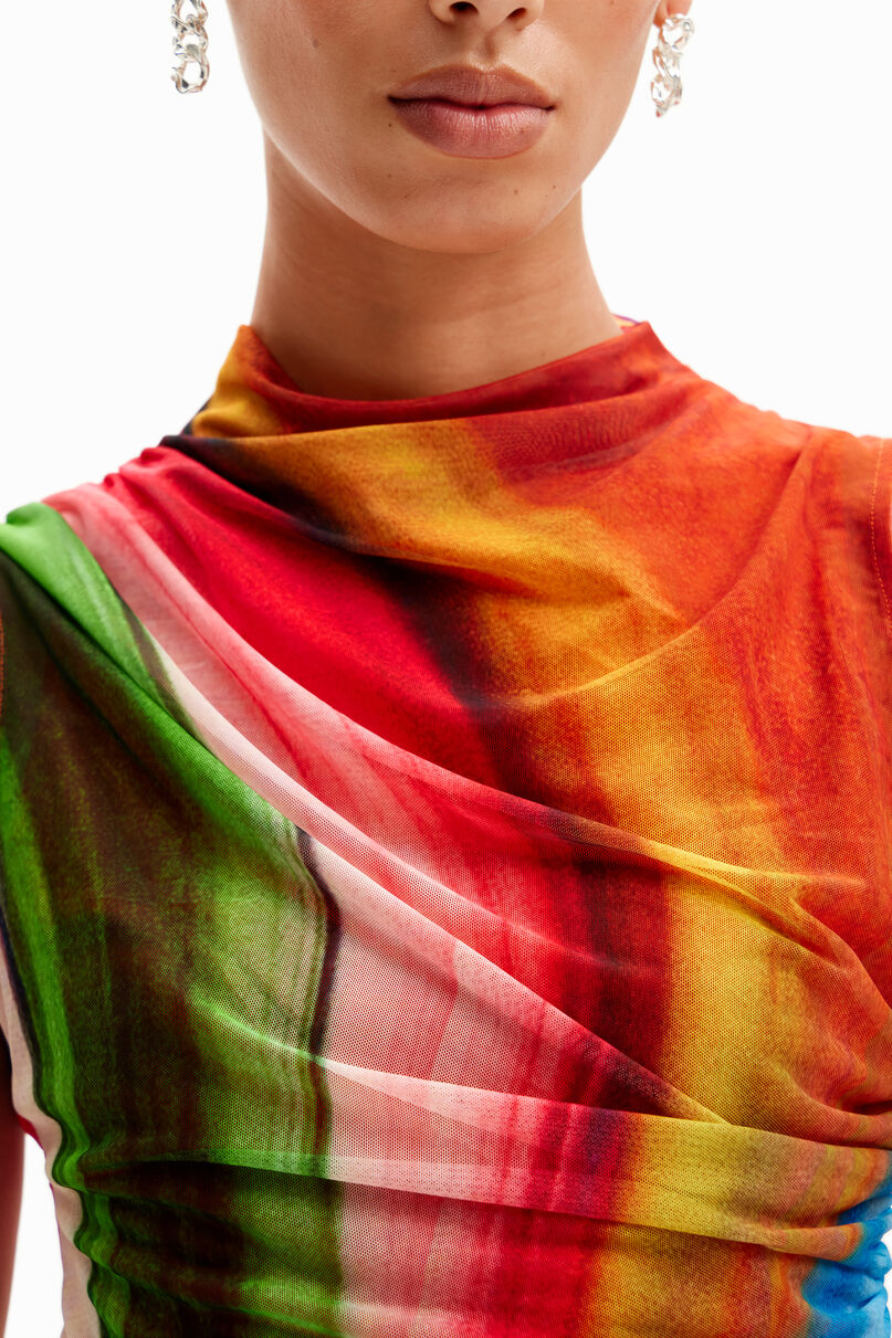 Tulle wave T-shirt