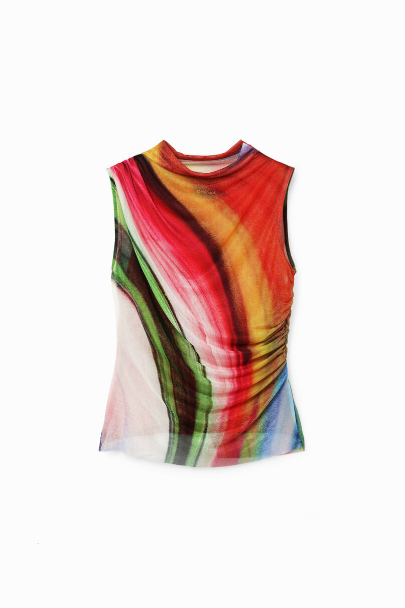 Tulle wave T-shirt