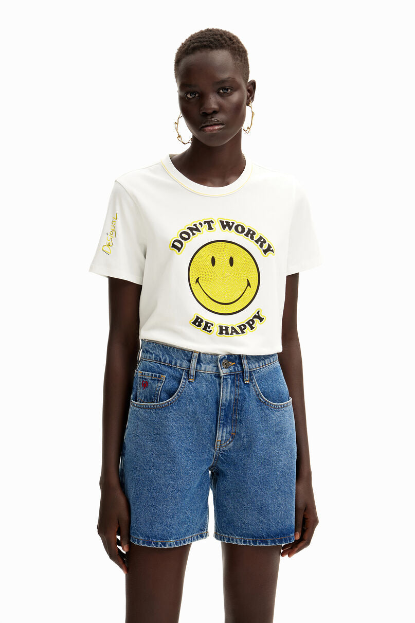 Rhinestone Smiley Originals T-shirt