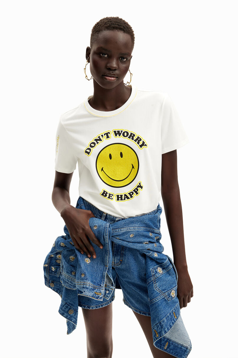 Rhinestone Smiley Originals T-shirt
