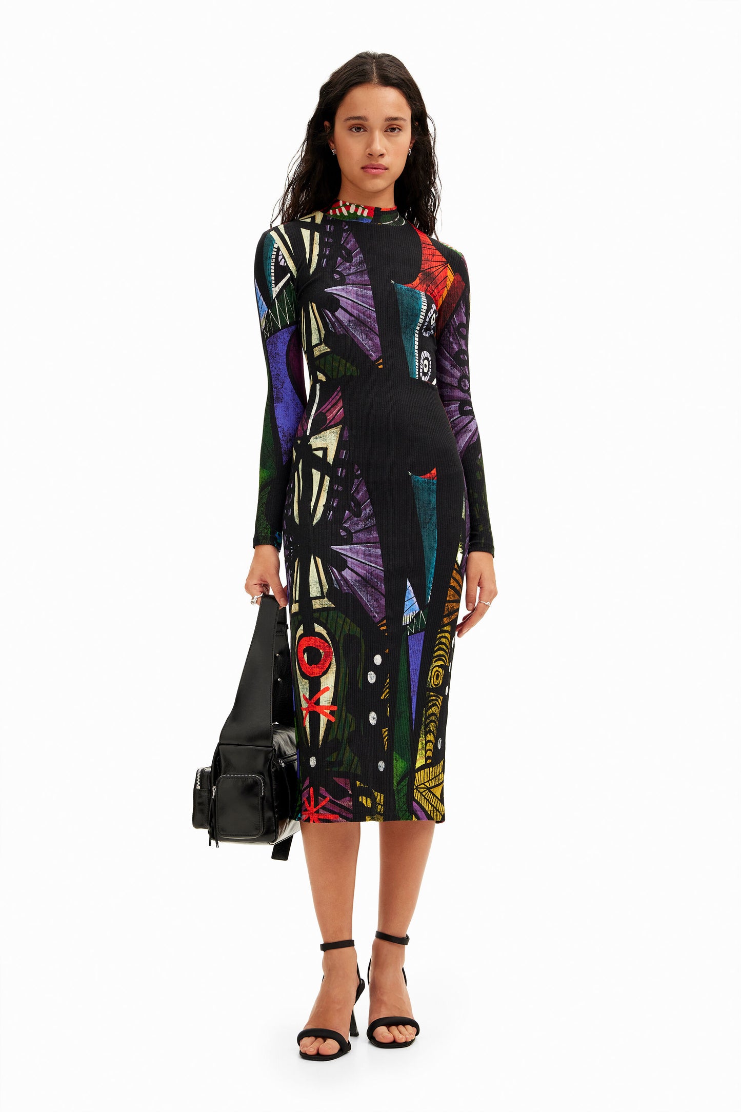 Arty midi dress